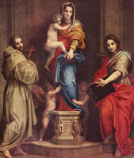 Andrea del Sarto Harpyienmadonna china oil painting image